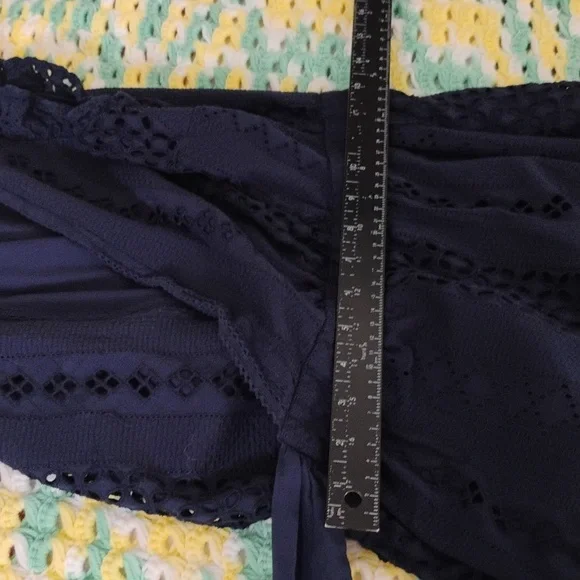 J. Crew Navy Blue Lace Dress - Picture 6 of 7